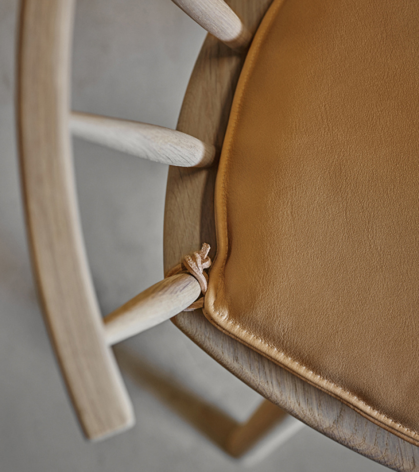 ARKA Stolsdyna Elmo Elmotique Cognac