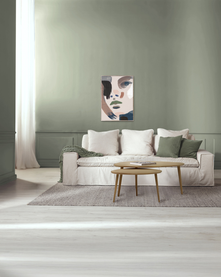 RIVA Soffa 3,5-sits Tyg Dilan Beige