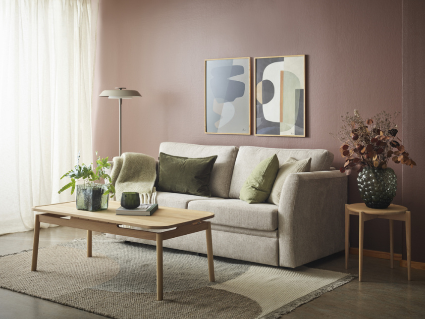 FLOW Soffbord Ek Vitoljad