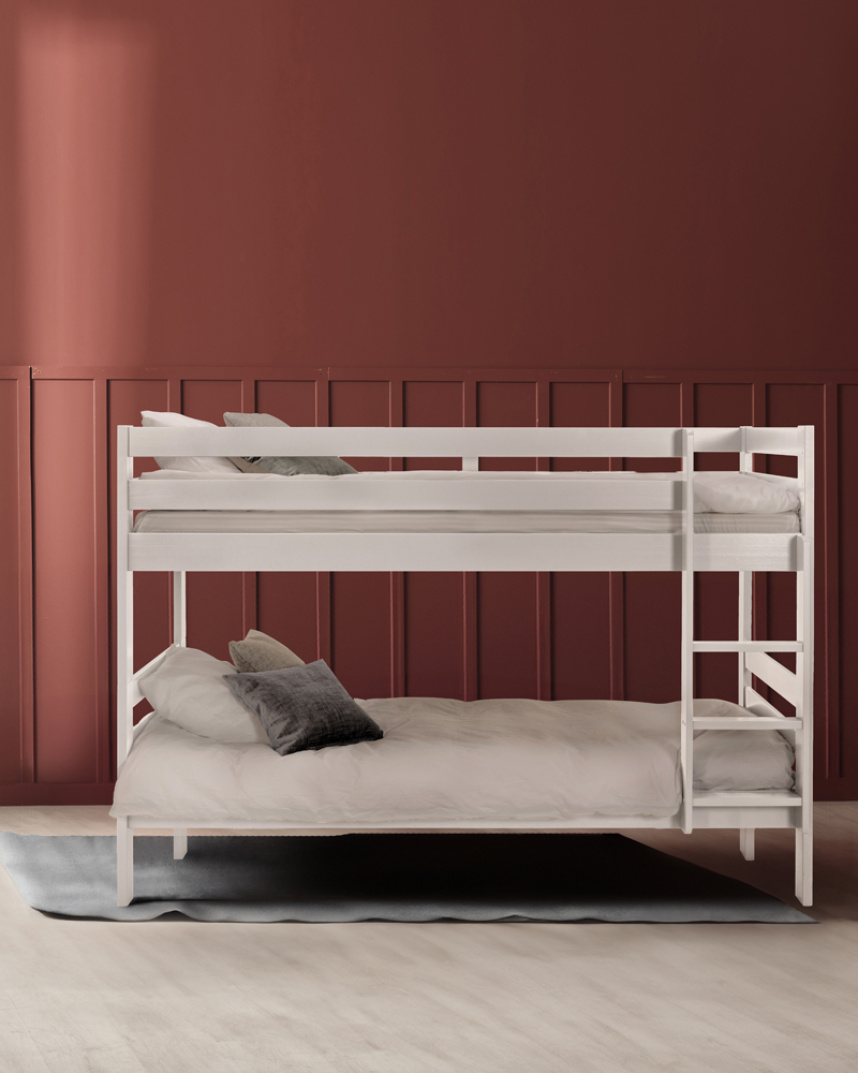 SIRI Våningssängar Vit, 90/90x200 cm