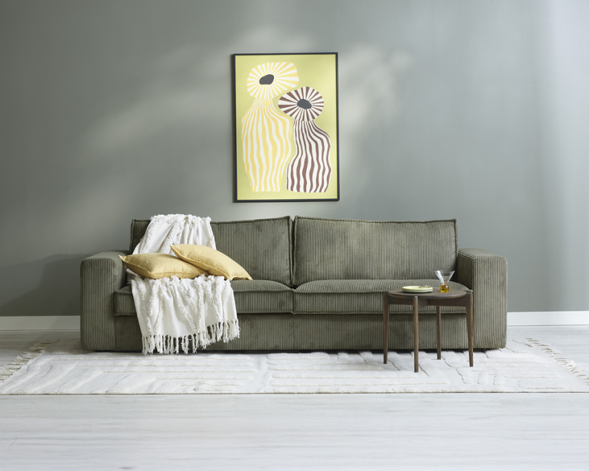 GRACE Soffa 3-sits Tyg Lincoln Green