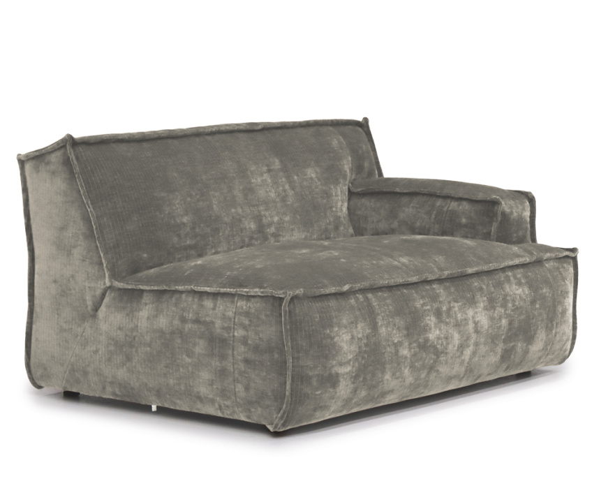 PLATANI Soffa 1,5-sits Tyg Levis 12 Taupe