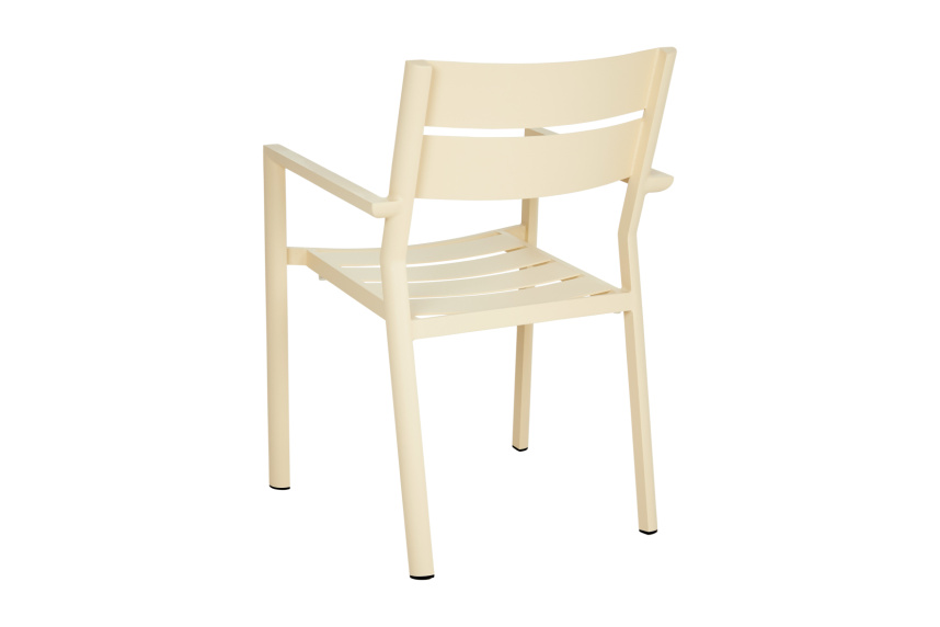 DELIA Utekarmstol Lemon