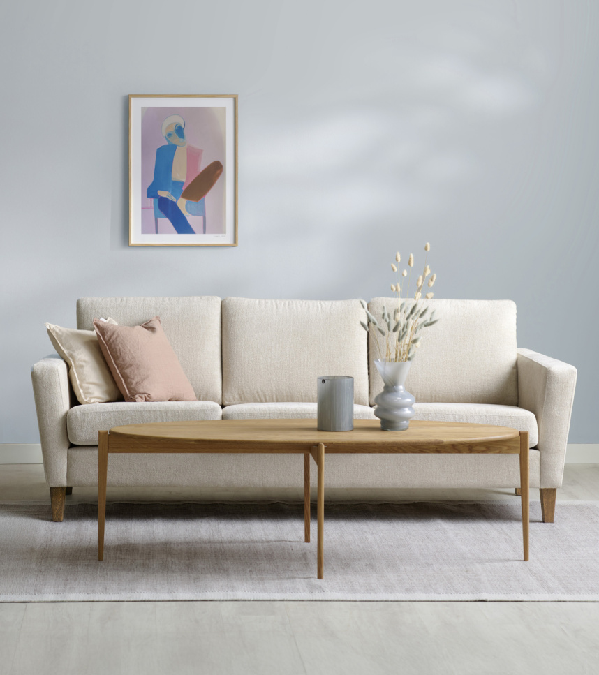 ELISE Soffbord Massiv ek Oljad