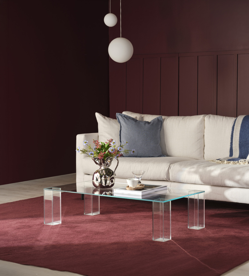 NIVO Soffbord Klart glas