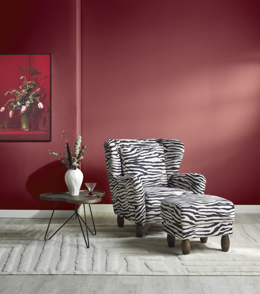 GINZA PALL Pall Tyg Animal Black/White