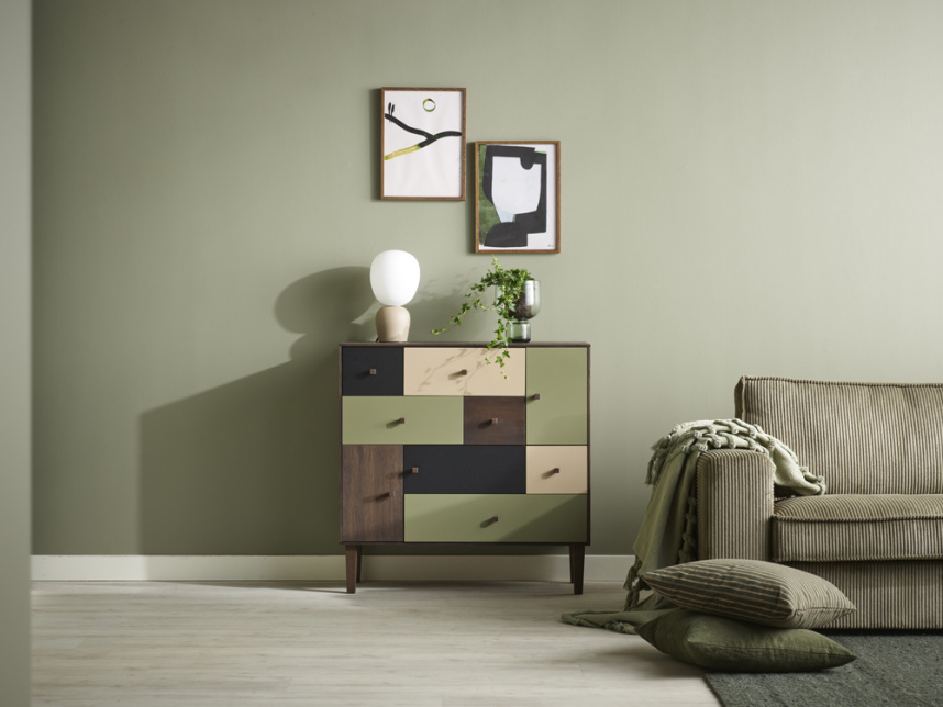 SENSE Byrå Ek/ekfanér Brunoljad Lackad