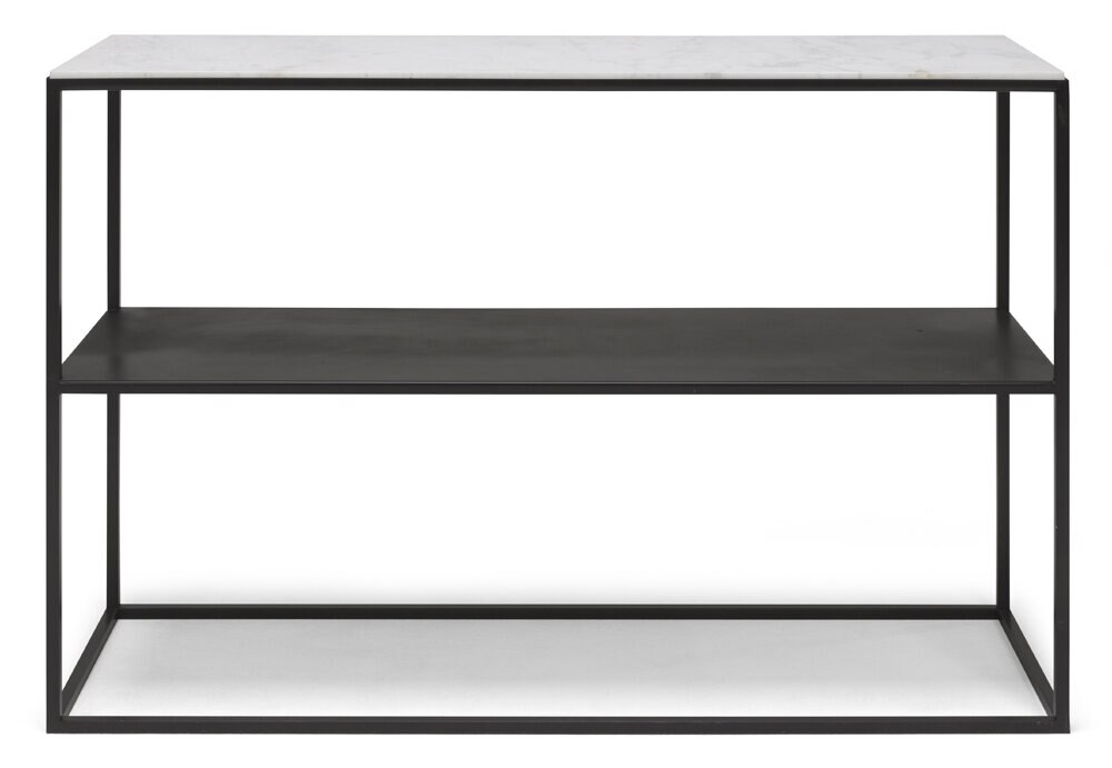 MOOD 105 CM Avlastningsbord Metall Svart Pulverlackad MOOD 105 CM Avlastningsbord Metall Svart Pulverlackad