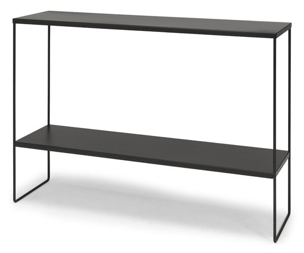 MOOD 105 CM Avlastningsbord Metall Svart Pulverlackad MOOD 105 CM Avlastningsbord Metall Svart Pulverlackad