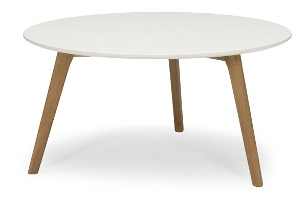 MICA Soffbord MDF Vit Lackad Svenska Hem TRIO 71 CM Soffbord MDF Vit Lackad Svenska Hem